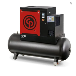 Compressor a ar parafuso Chicago Pneumatic CPM 10 TD 7 380V, equipamento industrial para ar comprimido.